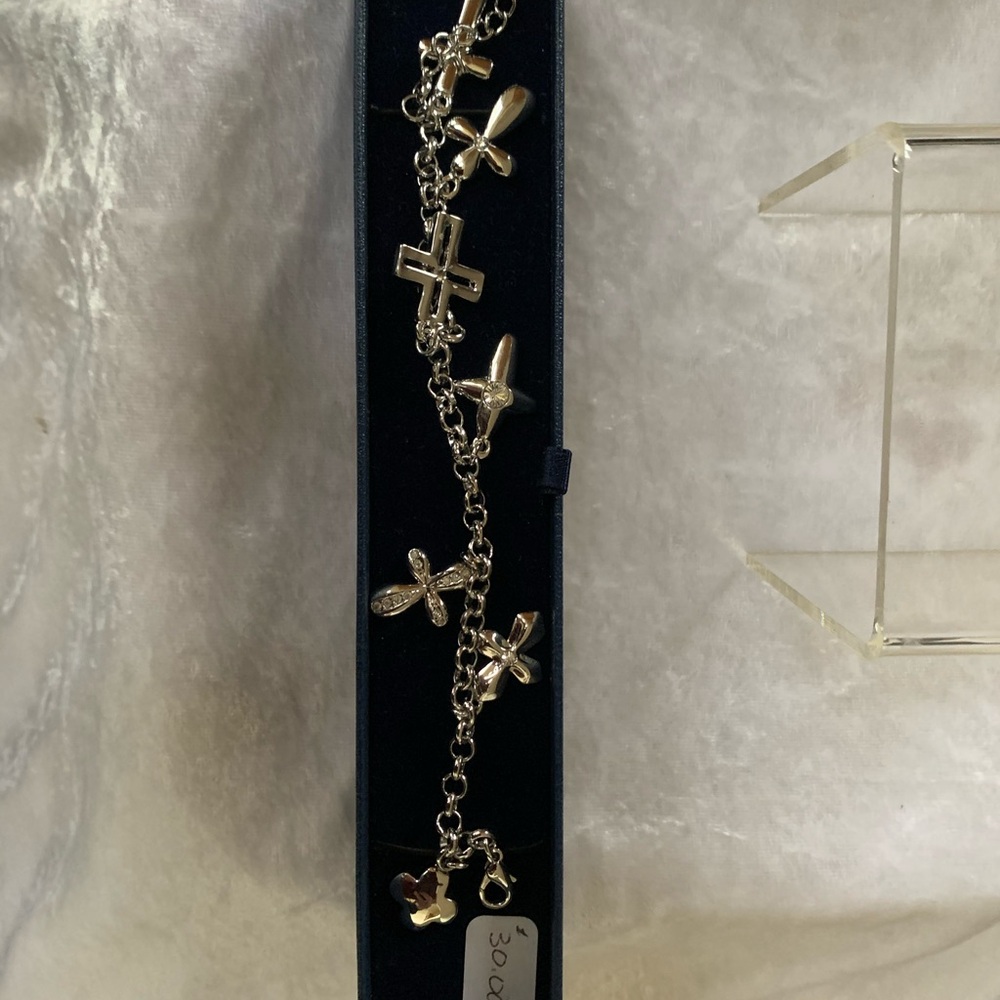 Personal Accents Cross Charm Bracelet